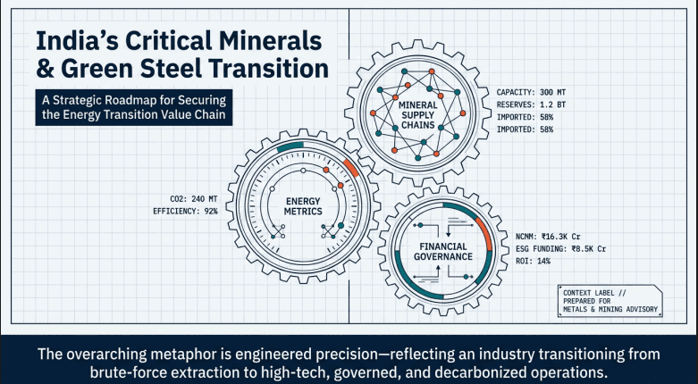 India's Critical Minerals & Green Steel Transition, first page